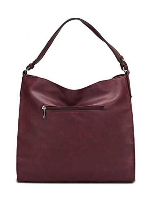 MKF Collection Shoulder Bag for women Vegan Leather Hobo Messenger purse
