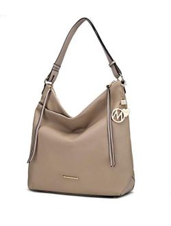 MKF Hobo Bag for Women – PU Leather Shoulder Purse Pocketbook Fashion – Top Handle Multi Pocket Handbag