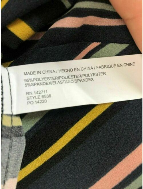 ELOQUII Elements Eloquii Shift Dress Womens Plus Size 20 Black Short Sleeve NWT NEW B98-09P