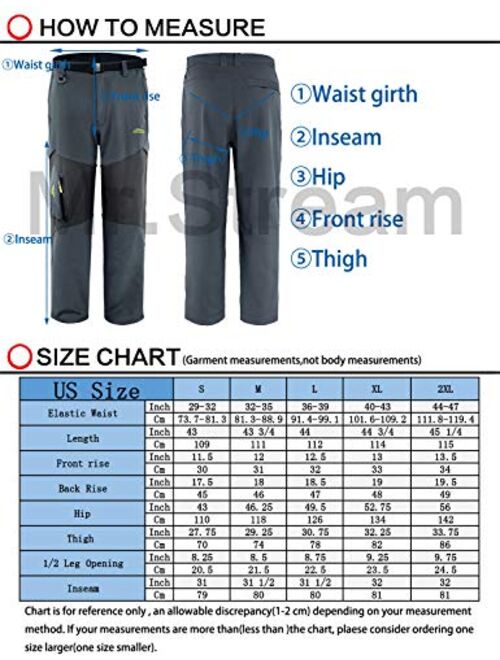 Mr.Stream Men's Sweatpants Fishing Camping Outdoor Hiking Fleece Pants with Internal Drawcord