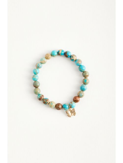 Urban Outfitters Genuine Stone Icon Bracelet