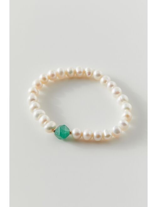 Urban Outfitters Genuine Stone Pearl Bracelet