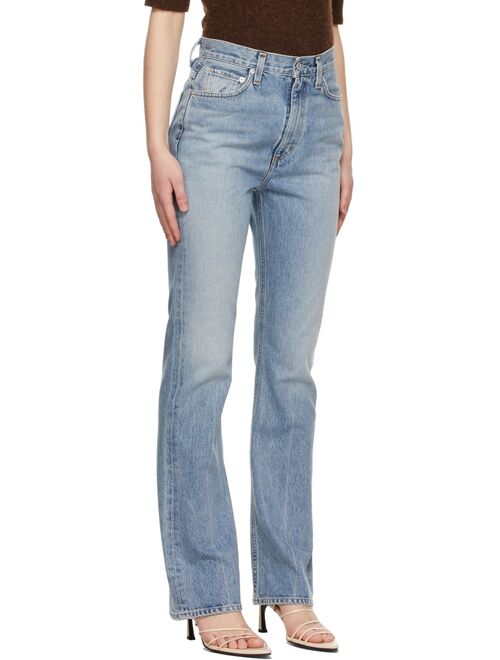 AGOLDE Blue Vintage High-Rise Flare Jeans