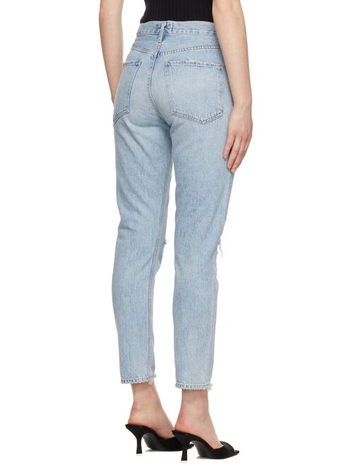 AGOLDE Blue Jamie High-Rise Classic Jeans