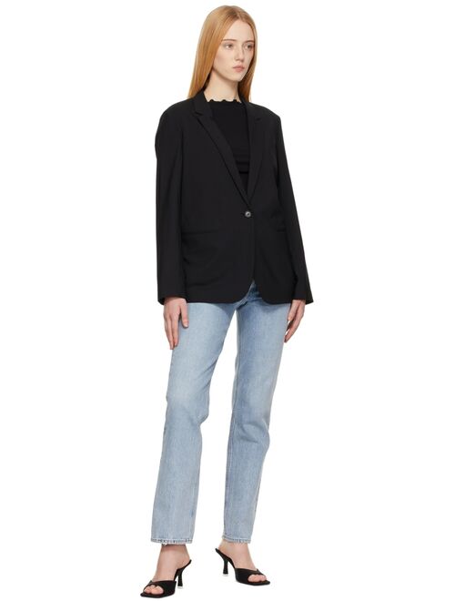 AGOLDE Blue Lana Mid-Rise Vintage Straight Jeans