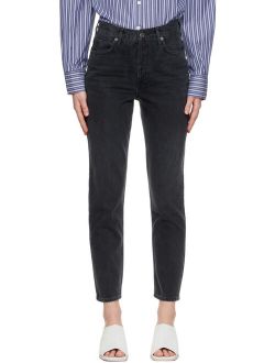 Black Fen High-Rise Relaxed Tapered Jeans