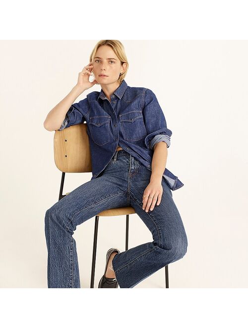 J.Crew Classic-fit western chambray shirt in rinse wash