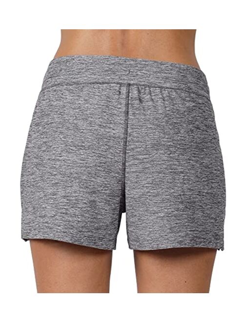 90 Degree By Reflex Lightweight Lounge Shorts - Casual Summer Jersey Shorts for Woman