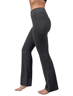 - Cotton Boot Cut Yoga Pants for Women