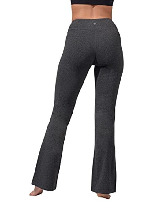 90 Degree By Reflex - Cotton Boot Cut Yoga Pants for Women
