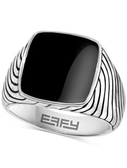 Collection EFFY Men's Onyx Ring in Sterling Silver