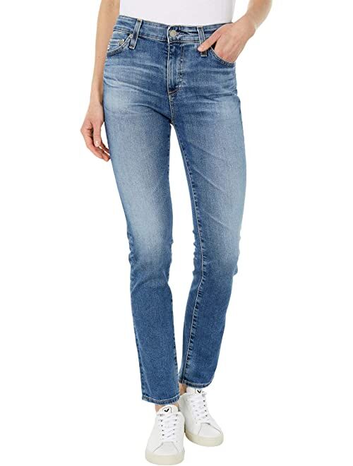 AG Jeans AG Adriano Goldschmied Mari High-Rise Slim Straight in 15 Years Shoreline