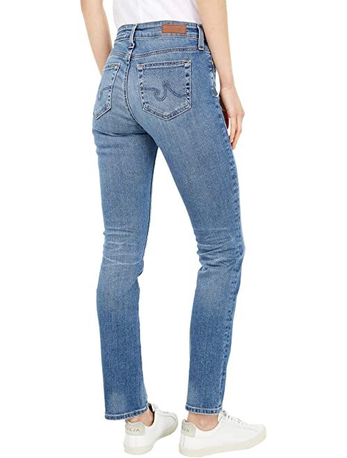 AG Jeans AG Adriano Goldschmied Mari High-Rise Slim Straight in 15 Years Shoreline