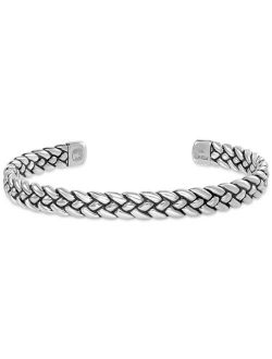Collection EFFY Men's Braided Bangle Bracelet in Sterling Silver