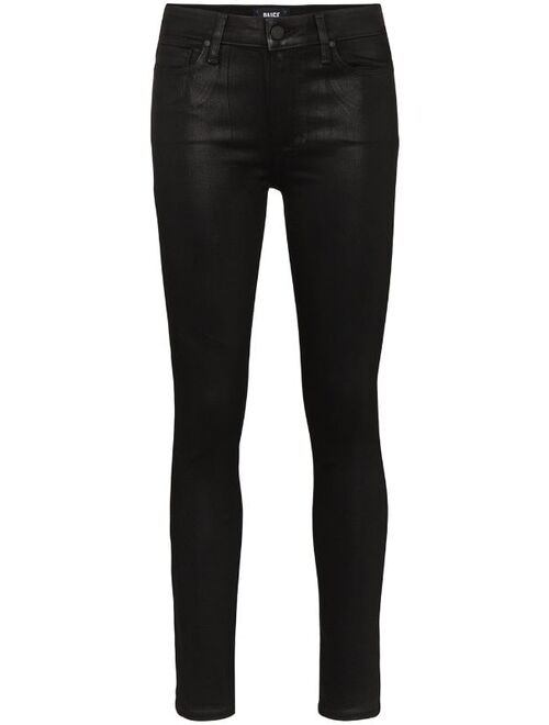 PAIGE Hoxton coated skinny jeans