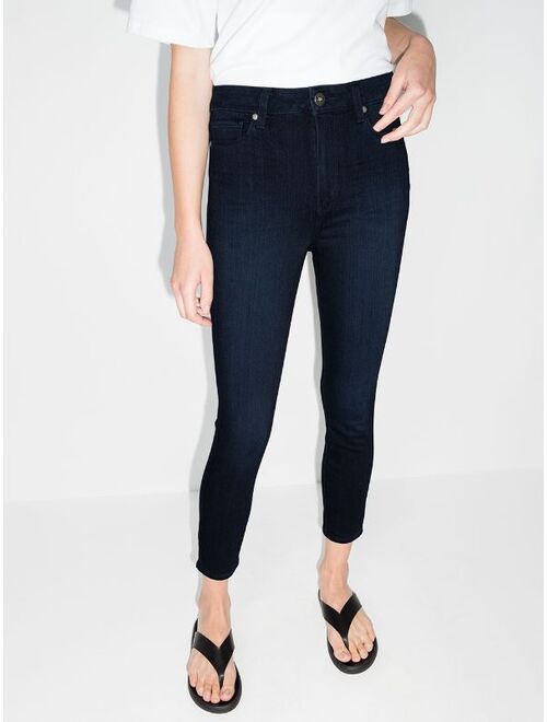 PAIGE Margot high-rise cropped jeans