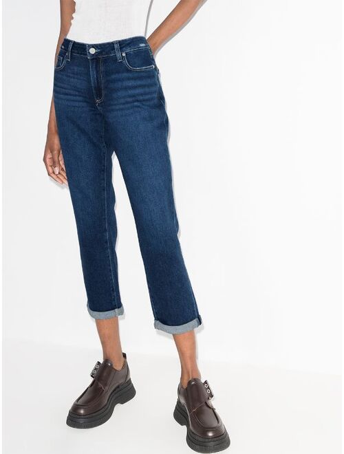 PAIGE Brigitte Montreux distressed cropped jeans
