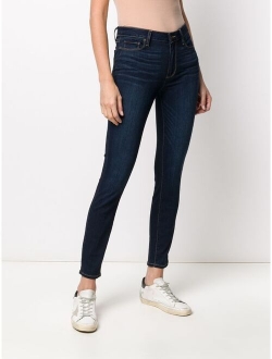 high-rise skinny jeans