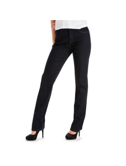 Instantly Slims High Waisted Straight-Leg Jeans