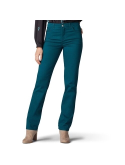 Instantly Slims High Waisted Straight-Leg Jeans