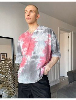 oversized t-shirt in tie dye