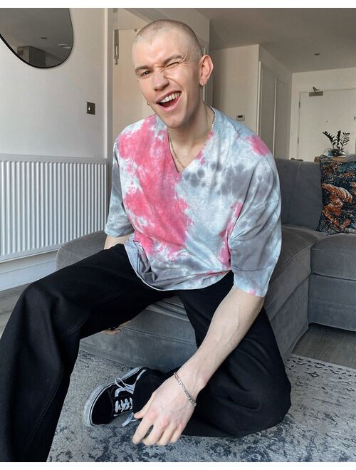 ASOS DESIGN oversized t-shirt in tie dye