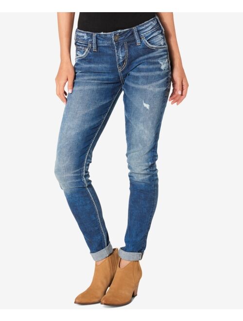 Silver Jeans Co. Mid Rise Girlfriend Jeans