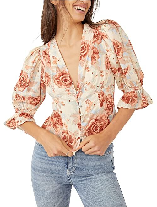 Free People I Found You Printed Top