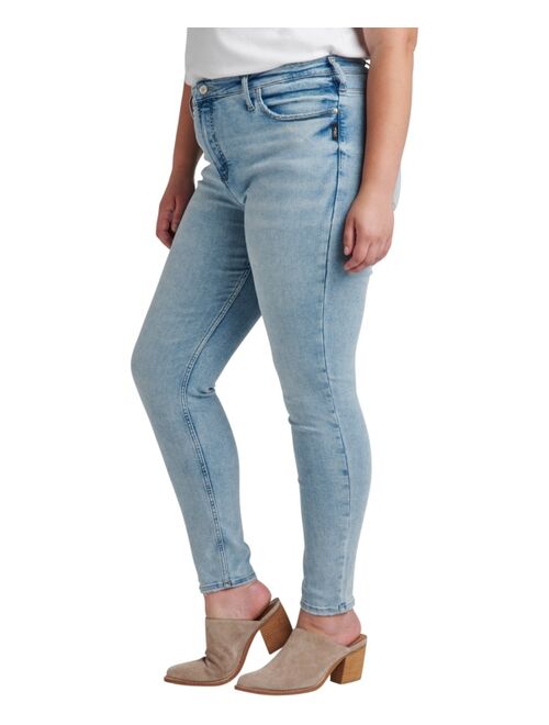 Silver Jeans Co. Women's Infinite Fit ONE SIZE FITS FOUR High Rise Skinny Jeans