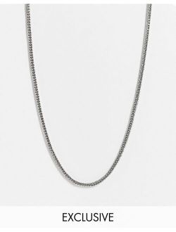 inspired ultimate heavy chain necklace in silver