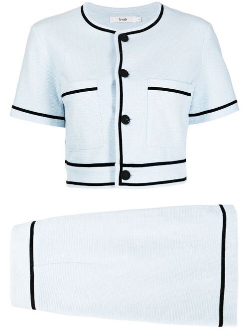 GANNI b+ab short-sleeve skirt set