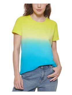 Short Sleeve Dip Dye T-Shirt