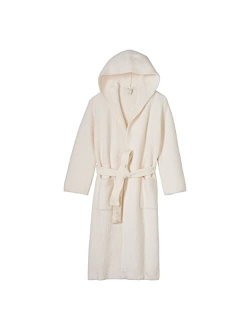CozyChic Ribbed Hooded Robe