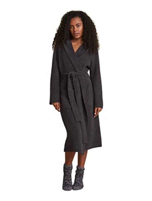 Barefoot Dreams CozyChic Ribbed Hooded Robe