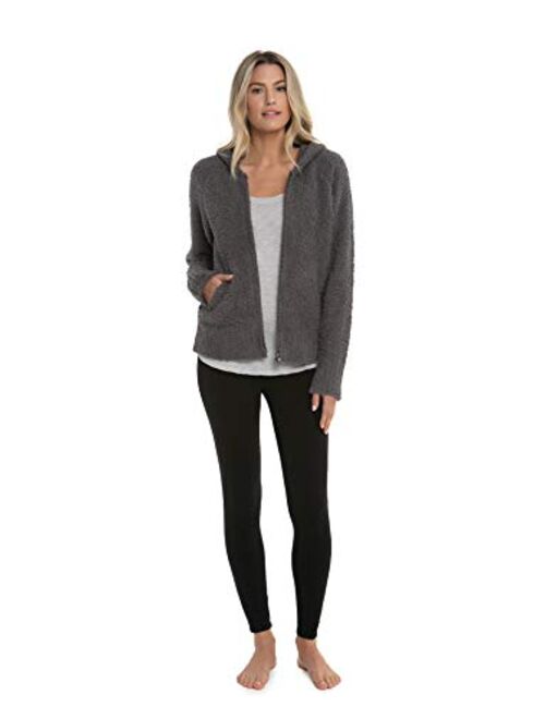 Barefoot Dreams CozyChic Women’s Relaxed Zip-Up Hoodie w/Pockets, Fall Jacket