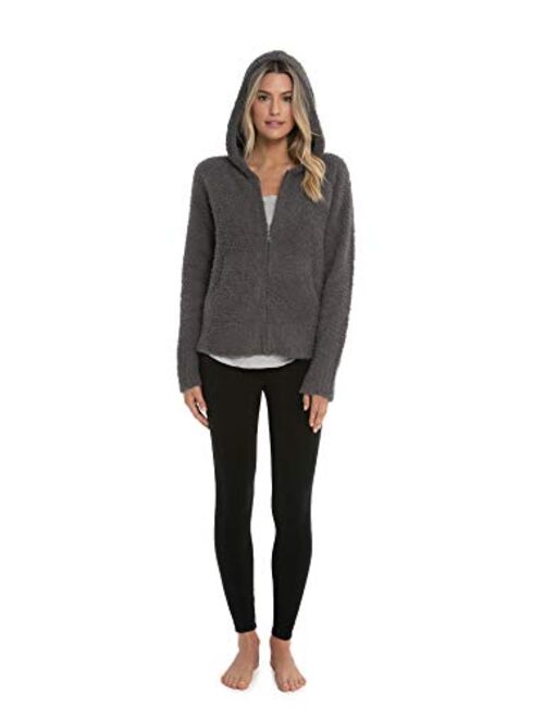 Barefoot Dreams CozyChic Women’s Relaxed Zip-Up Hoodie w/Pockets, Fall Jacket