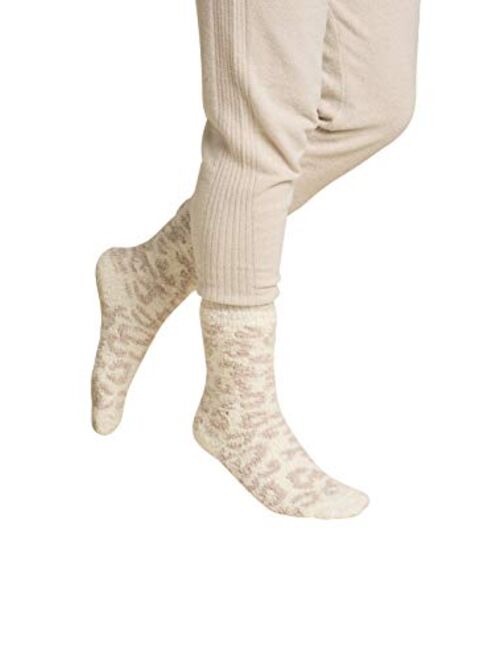 Barefoot Dreams CozyChic Women's Barefoot In The Wild Socks, Crew Socks