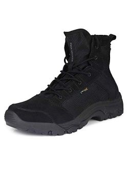 Men's Work Boots 6 inch Lightweight Breathable Tactical Desert Boots Hiking Boots