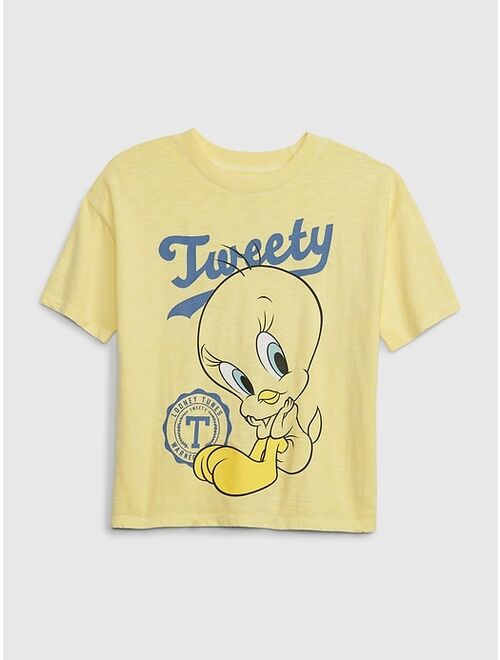 GAP Teen | WB™ 100% Organic Cotton Tweety Bird Graphic T-Shirt