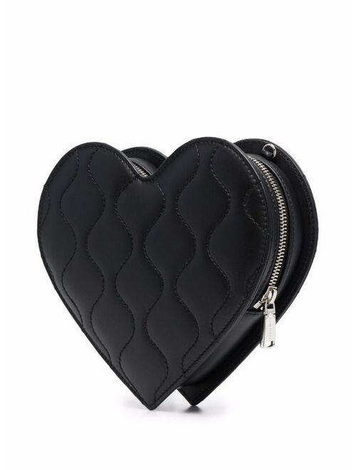 Dsquared2 quilted heart-shape crossbody bag