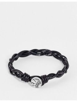 Classics 77 woven bracelet in black