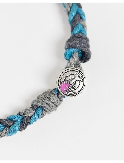 Classics 77 braided woven bracelet in blue