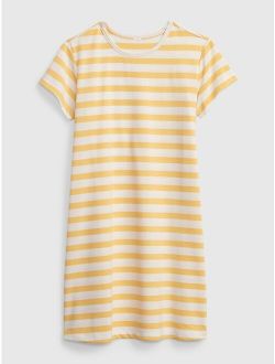 Kids 100% Recycled Polyester Stripe PJ Dress