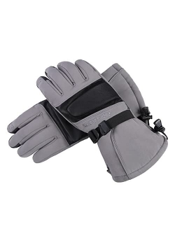 Ski Gloves Snow Touchscreen Waterproof for Men & Women Winter Snowboard Gloves 3M Thinsulate Insulated Gloves
