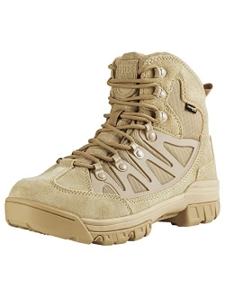 Men's Tactical Waterproof Lightweight Hiking Boots Military Combat Boots Work Boots