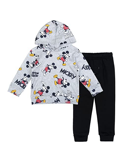 Disney Mickey Mouse Boys Fleece Pullover Hoodie and Pants Set