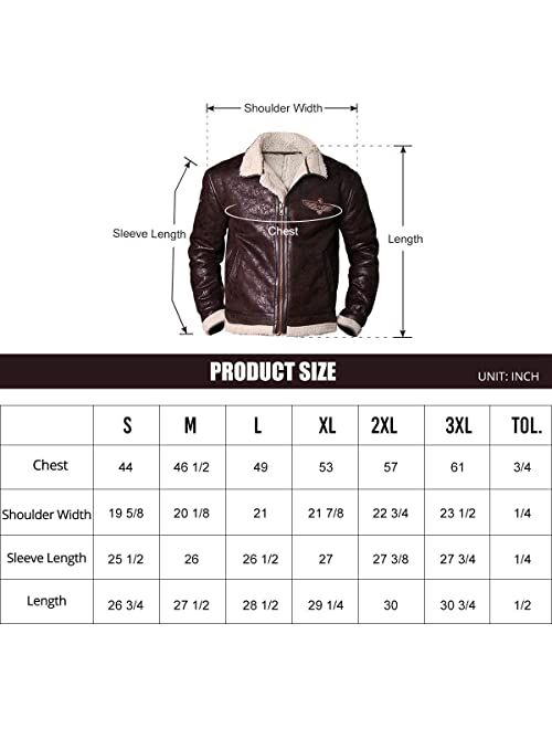 FREE SOLDIER Men's Bomber Jacket Lightweight Winter Fleece Lined Tactical Pilot Jacket with Stand Collar