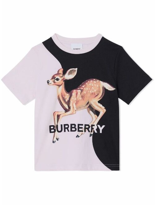 Burberry Kids montage-print cotton T-shirt
