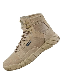 Waterproof Hiking Work Boots Men's Tactical Boots 6 Inches Lightweight Military Boots Breathable Desert Boots