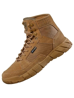 Waterproof Hiking Work Boots Men's Tactical Boots 6 Inches Lightweight Military Boots Breathable Desert Boots